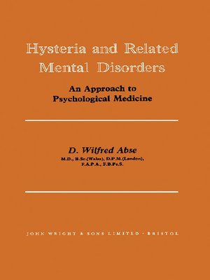 cover image of Hysteria and Related Mental Disorders